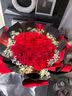幽客玉品鲜花速递红玫瑰花束表白送女友老婆生日礼物全国同城配送 33朵红玫瑰花束—女王款 实拍图