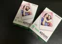 INSTAX富士instax立拍立得 mini相纸 白边双包20张+闪闪星钻边框贴 实拍图