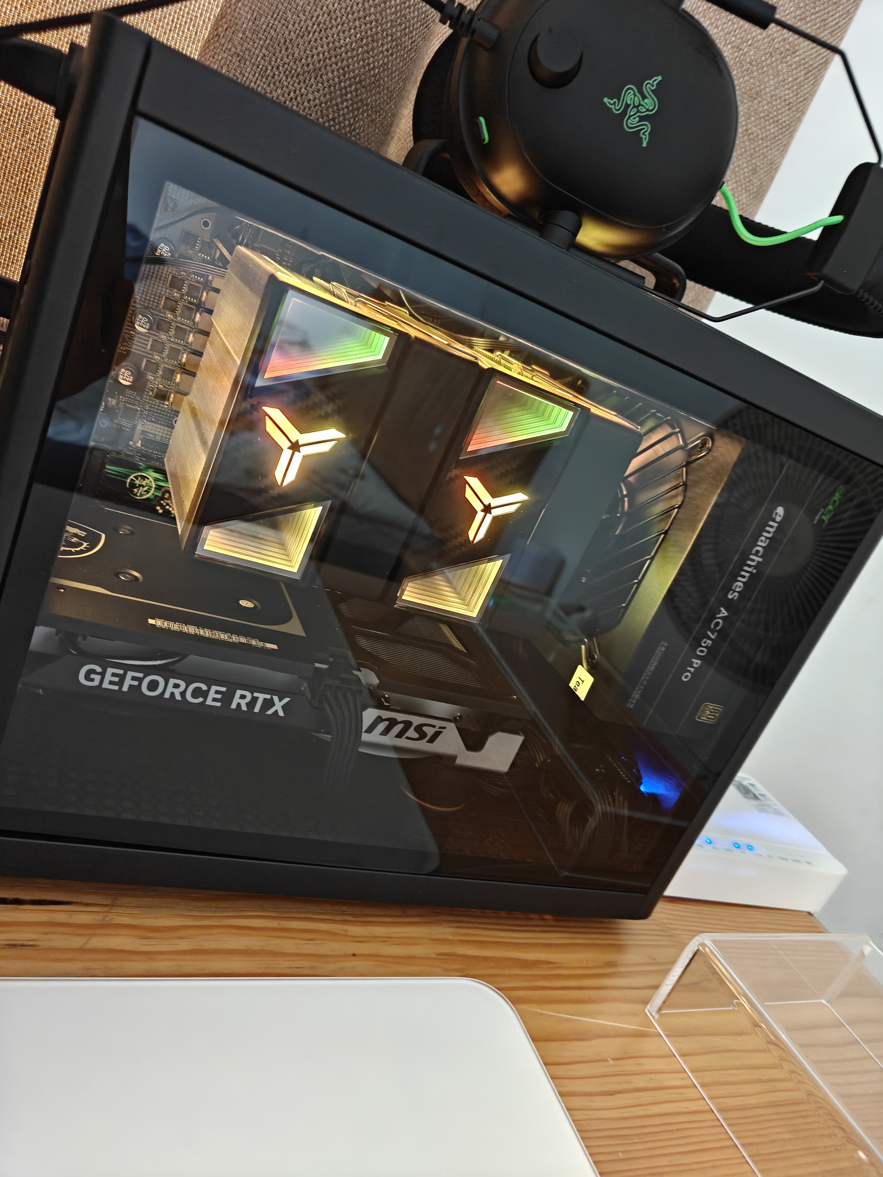 AMD R5 5600/9600X/RX7650GRE/6500XT迷你主机ITX整机手提DIY电脑组装机台式mini办公台式机AI PC电脑 配置十丨R5 9600X/RTX5060Ti 实拍图