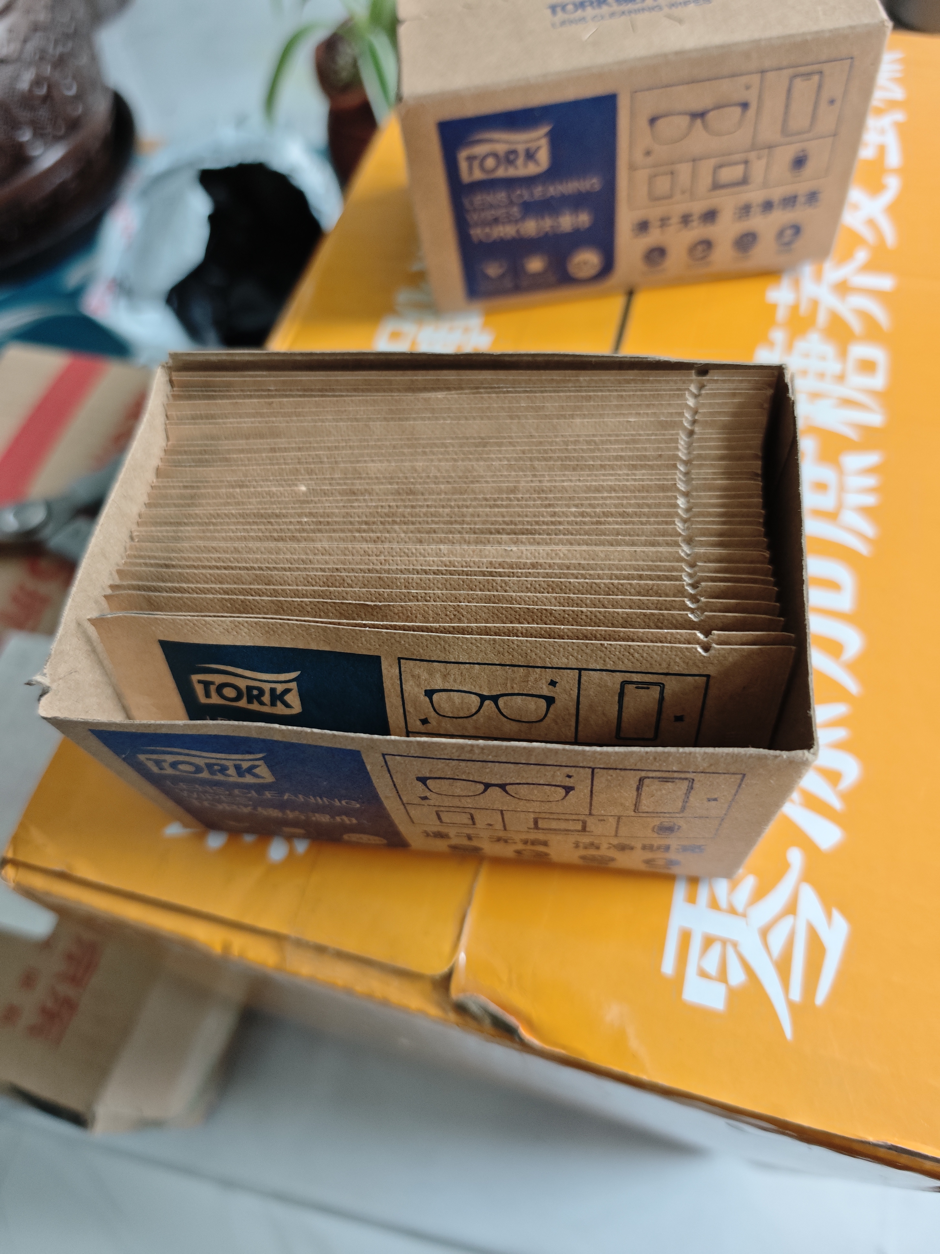 多康Tork屏幕清洁湿巾50片装 可擦眼镜手机电脑平板手表屏幕 速干无痕 实拍图