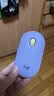 罗技（Logitech）LOGITECH PEBBLE 无线蓝牙鼠标 静音鼠标 办公鹅卵石造型 轻薄便携 时尚小巧 星幕紫 实拍图