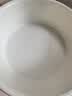 MUJI 聚丙烯热水盆 脸盆洗衣盆家用加厚盆 泡脚盆 MB08CC2S 白色中 外口径320mm*高105mm/约5.8L 实拍图
