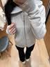 lululemon丨Scuba™ 女士拉链连帽衫*拉绒 杂色核心超浅灰(LW3KAMS) XXS /2 实拍图
