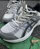 亚瑟士ASICS网面跑鞋百搭男鞋缓震运动鞋透气跑步鞋 GEL-CONTEND 4 白色/银色 40.5 实拍图