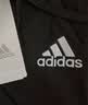 adidas休闲三条纹毛圈布连帽夹克早秋外套卫衣女装阿迪达斯轻运动   黑色/白   S 实拍图