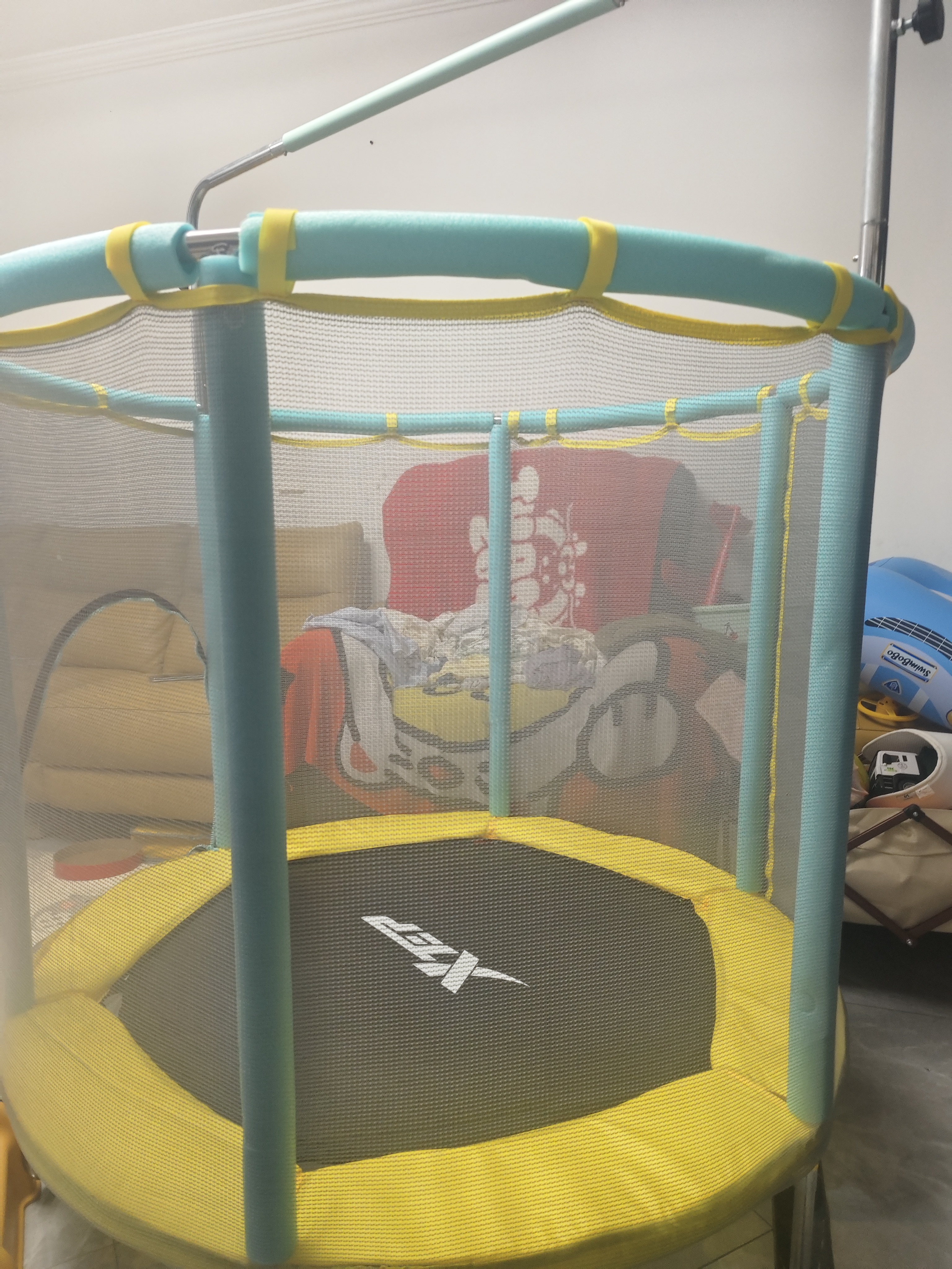 特步（XTEP）蹦蹦床儿童家用室内宝宝弹跳床训练运动玩具小孩成人亲子家庭吊床 实拍图