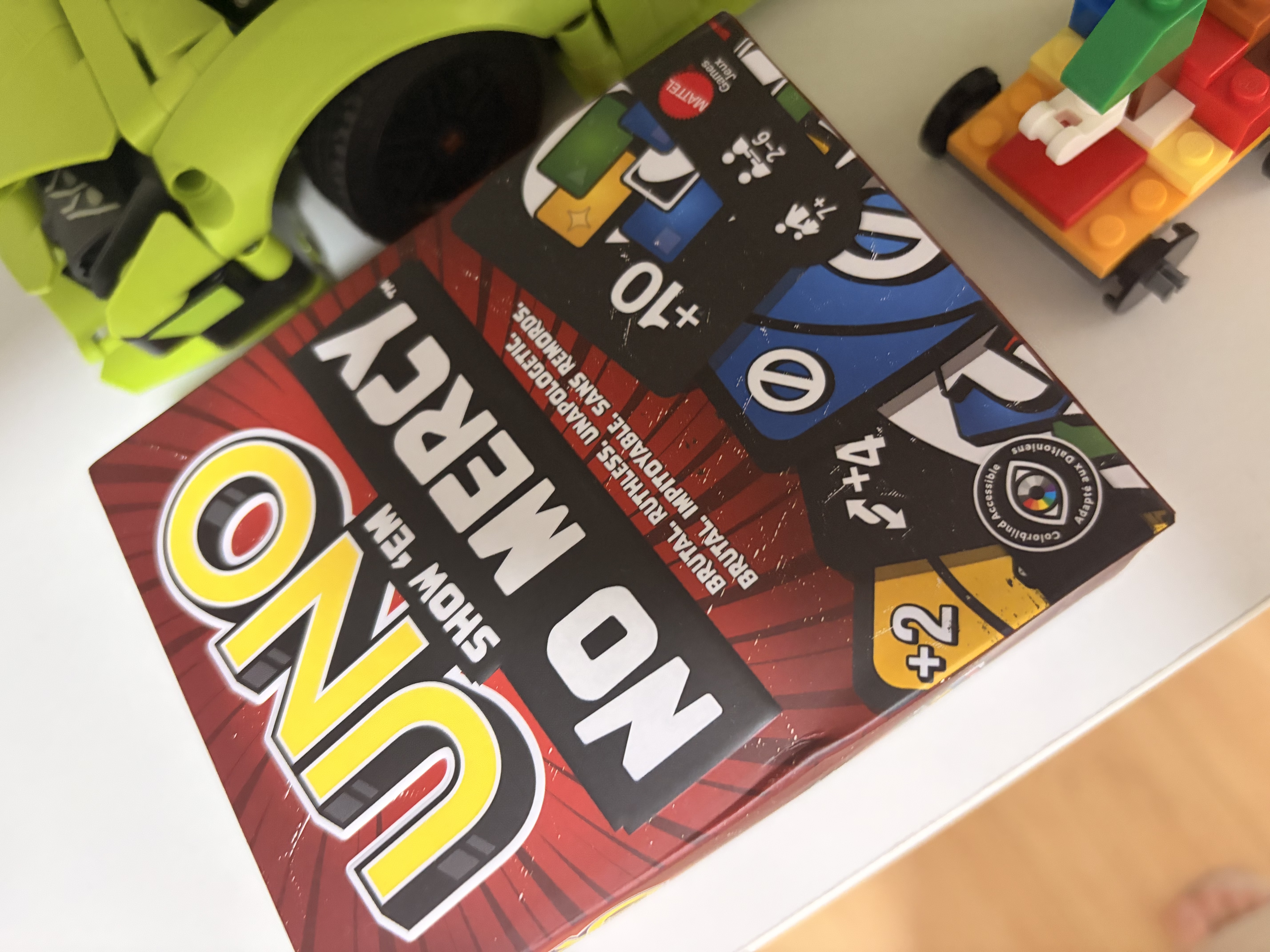 UNO【美泰正版UNO】生日礼物减压桌游毫不留情系列纸牌HWV18 实拍图
