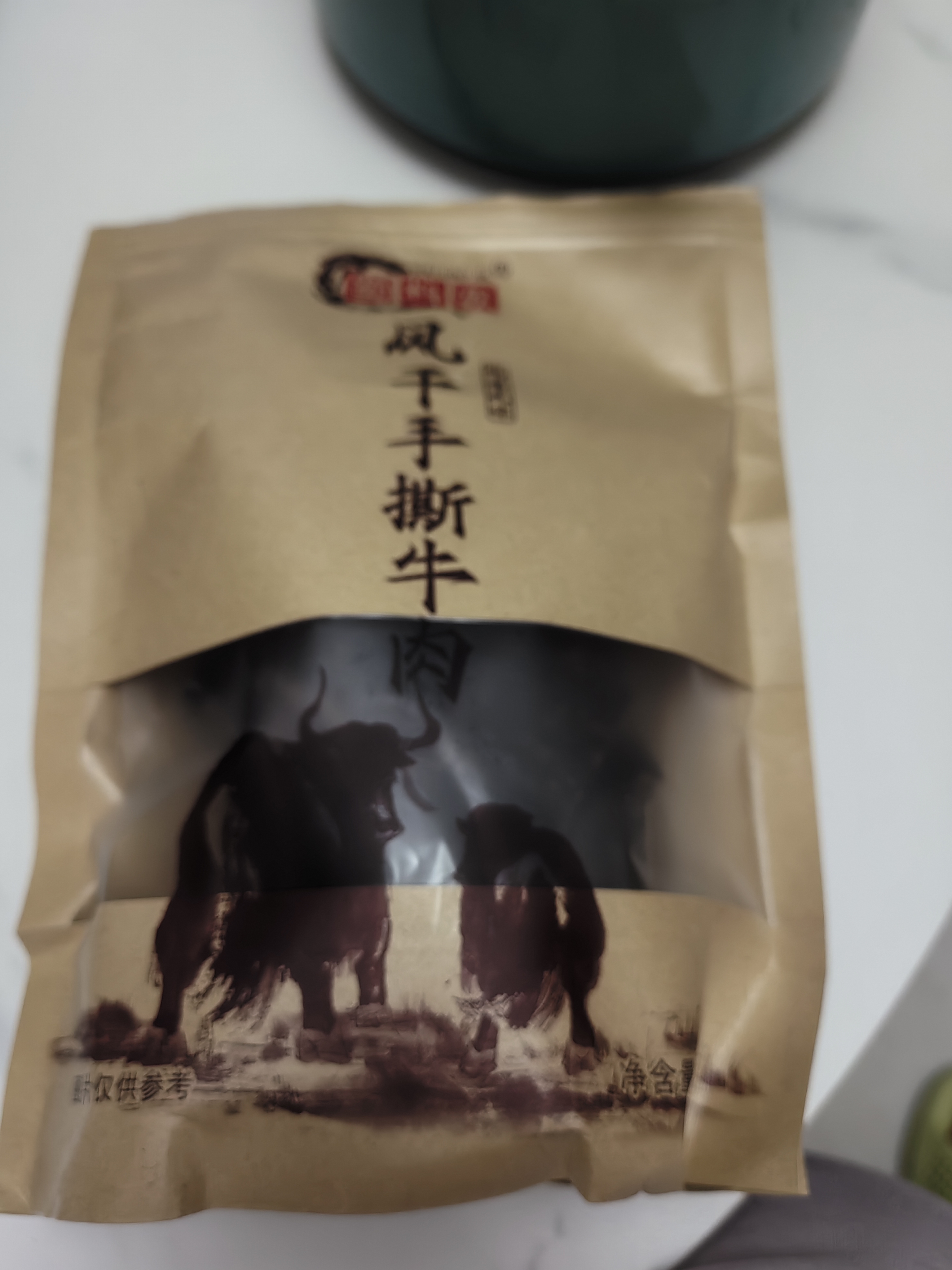 蜀料家 风干牛肉干西藏特产内蒙古超干手撕藏家牛肉干 麻辣味250g 实拍图
