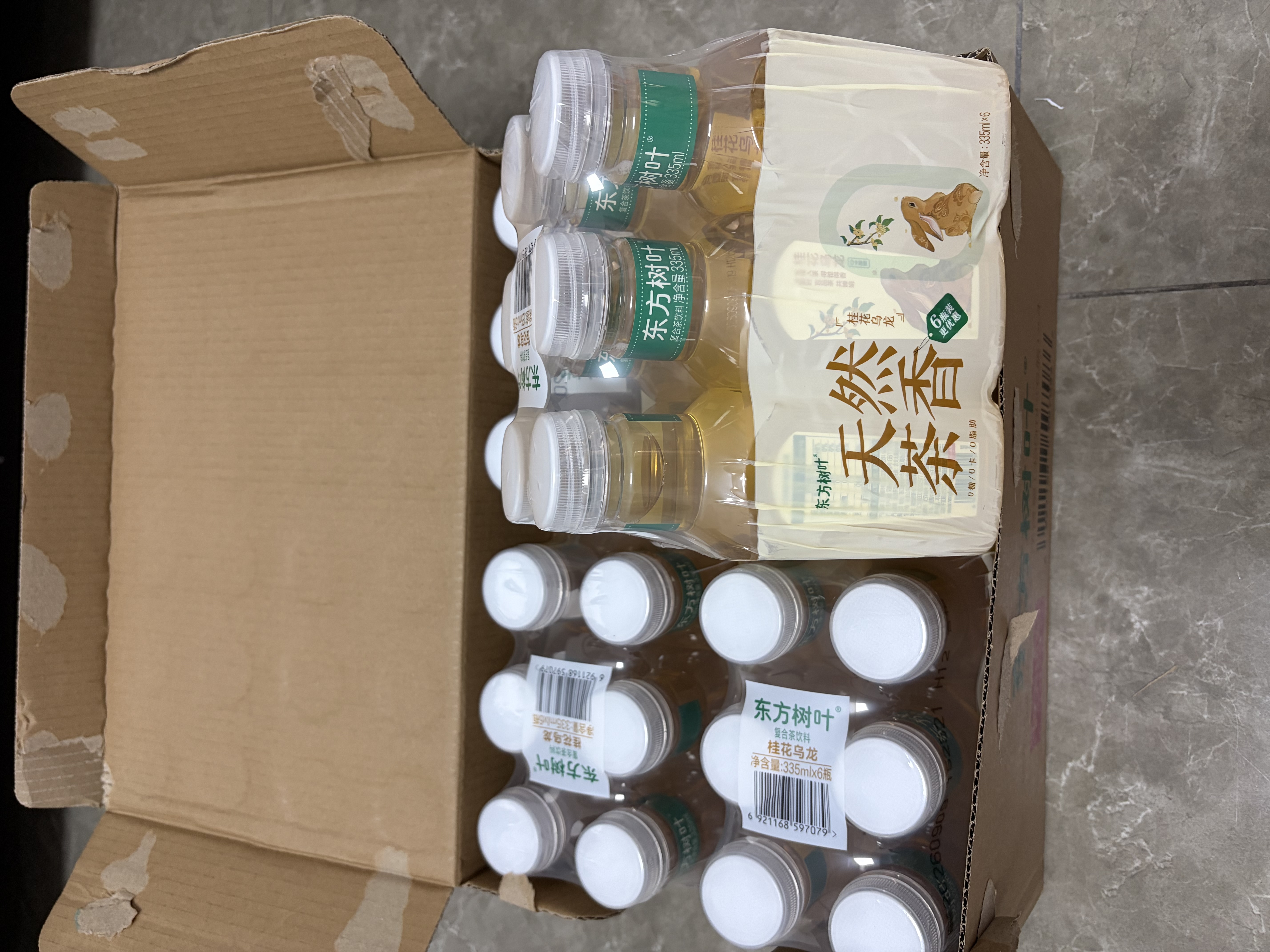 农夫山泉东方树叶桂花乌龙茶335ml*24瓶无糖茶饮料0糖0脂0卡【金秋限定】 实拍图
