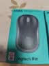 罗技（Logitech）M185鼠标 无线鼠标 办公鼠标 对称鼠标 黑色蓝边 带无线2.4G接收器 实拍图
