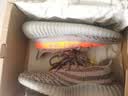 阿迪达斯 Yeezy 350椰子经典灰橙 春秋透气运动鞋女 GW1229  37 实拍图