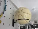 斯伯丁（SPALDING）篮球150周年限定款两瓣皮吸湿PU米白款高档礼盒收藏礼物篮球 实拍图