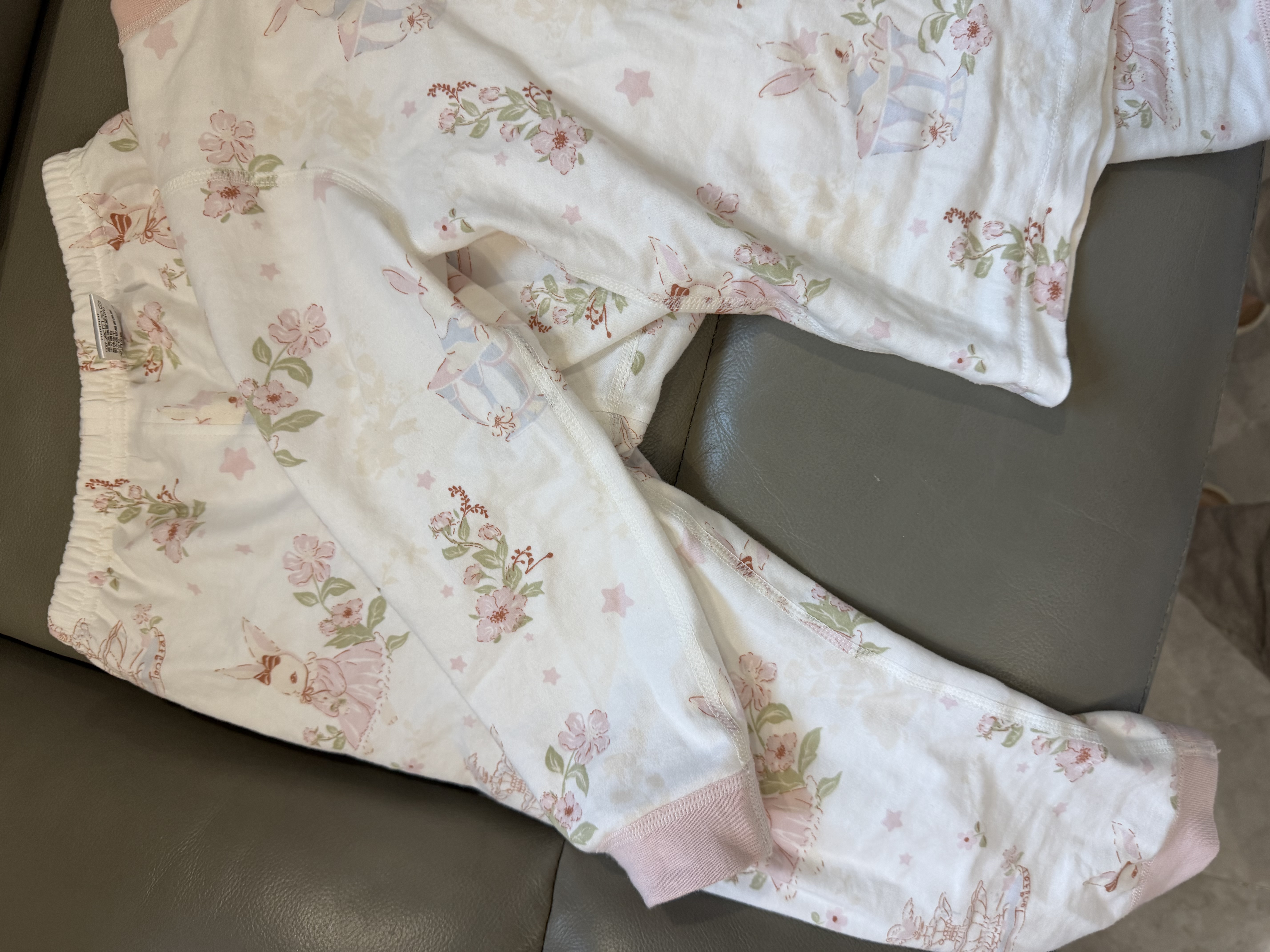 童泰（TONGTAI）宝宝秋衣套装春秋季纯棉婴儿衣服儿童睡衣男童女童秋裤粉色100cm 实拍图
