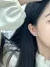 BJYLS999纯银针四叶草耳钉女士高级感足银针耳环耳饰生日礼物送女朋友 999足银针四叶草耳钉（蝴蝶礼盒） 实拍图