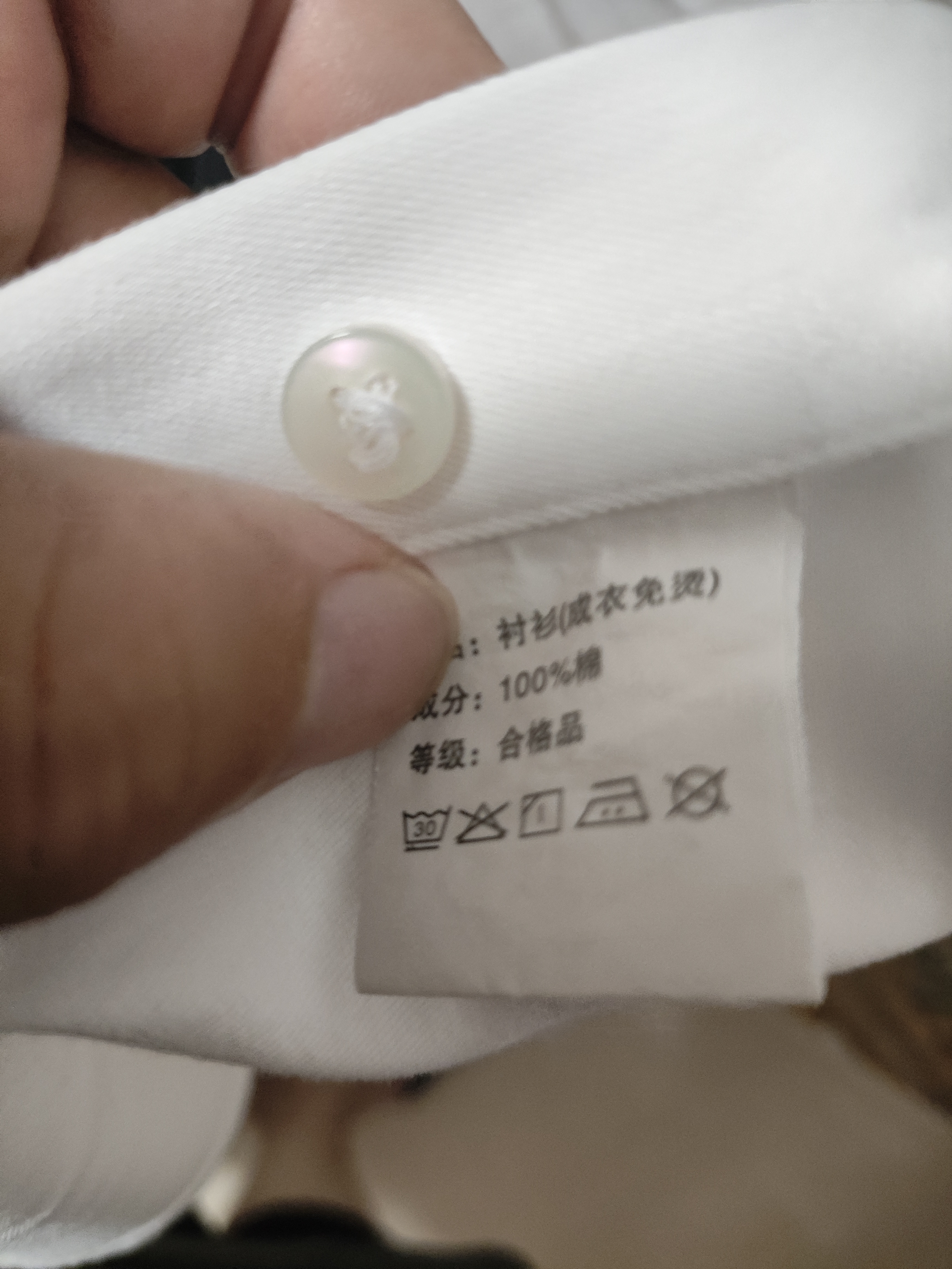 杉杉【高端DP免烫】长袖衬衫男士2026新款秋季纯棉通勤档白衬衣男装 实拍图