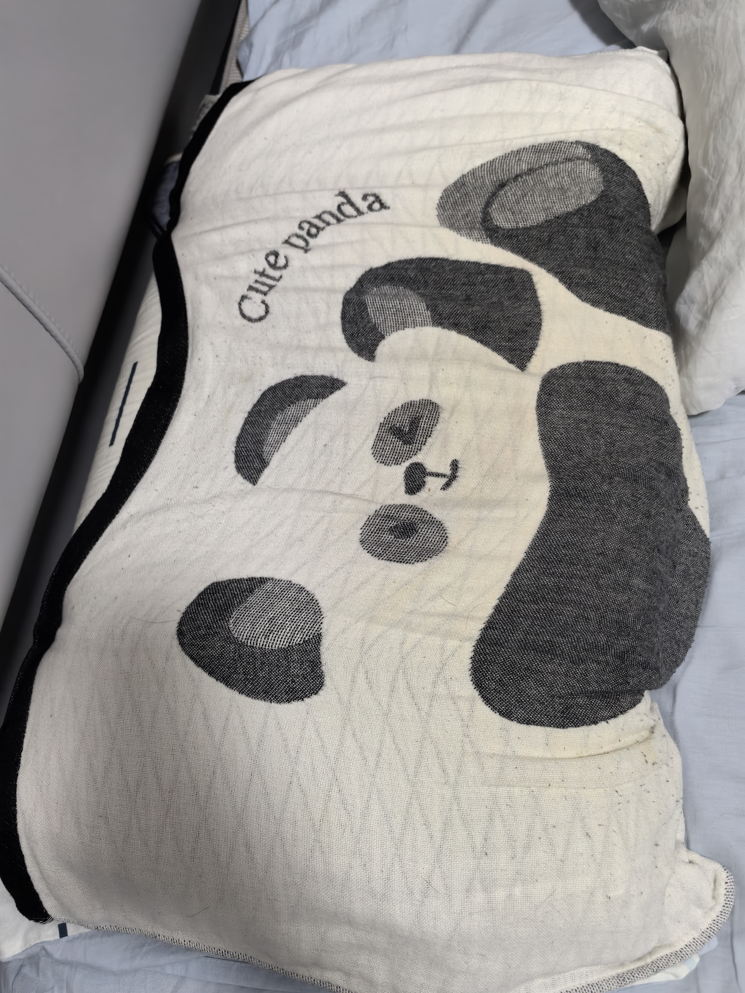 无印良品A类全棉四层纱布枕巾夏季纯棉枕头巾防脱落一对枕套 52*78cm 实拍图