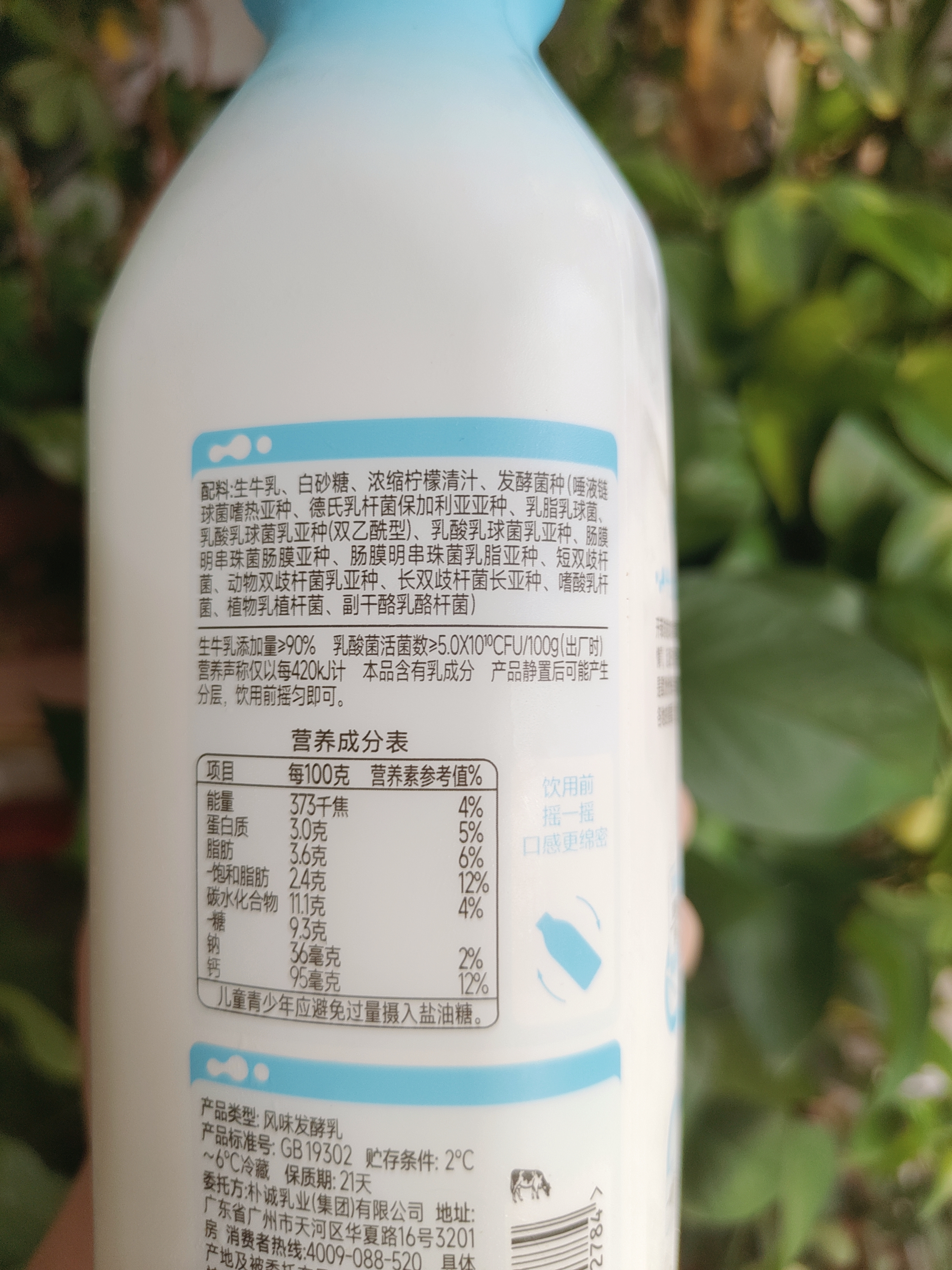 简爱开菲尔家庭装大桶酸奶 原味760g*1瓶 13种复合菌 乳酸菌早餐奶 实拍图