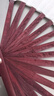 TaTanice 扇子折扇 中国风古典手工男扇绢布扇情人节礼物生日礼物 10寸八骏图 实拍图