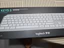 罗技（Logitech）大师系列 MX Keys S无线蓝牙键盘 超薄全尺寸 人体工学 智能背光 带无线接收器 白色 108键 实拍图