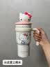 三丽鸥（SANRIO）HelloKitty公仔冰霸保温锁冷杯316不锈钢带吸管女友生日礼物700ml 实拍图