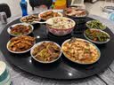 美的（Midea）暖菜板带火锅加热菜板 饭菜保温板2000w电陶炉家用多功能餐桌转盘自动旋转热牛奶双11特惠HBT100YH 实拍图