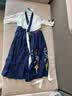 小淘孩儿童汉服男童中国风国学服毕业团体中秋表演服演出服 龙吟白蓝130 实拍图