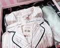 维多利亚的秘密（Victoria's Secret）维密 明星同款 宅度假水光绸家居服丝滑长袖长裤睡衣套装 实拍图