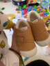 卡特兔katetu 学步鞋 婴儿男女宝宝鞋1-3-5岁秋款机能儿童凉鞋经典款 卡其色(春秋棉纱） 2段-内长16.5cm（适合脚长16cm） 实拍图