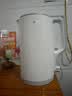 美的（Midea）烧水壶电热水壶304食品级不锈钢无缝内胆双层防烫1.7L大容量1800W智能断电SHJ1721 实拍图