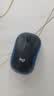 罗技（Logitech）M185鼠标 无线鼠标 办公鼠标 对称鼠标 黑色蓝边 带无线2.4G接收器 实拍图