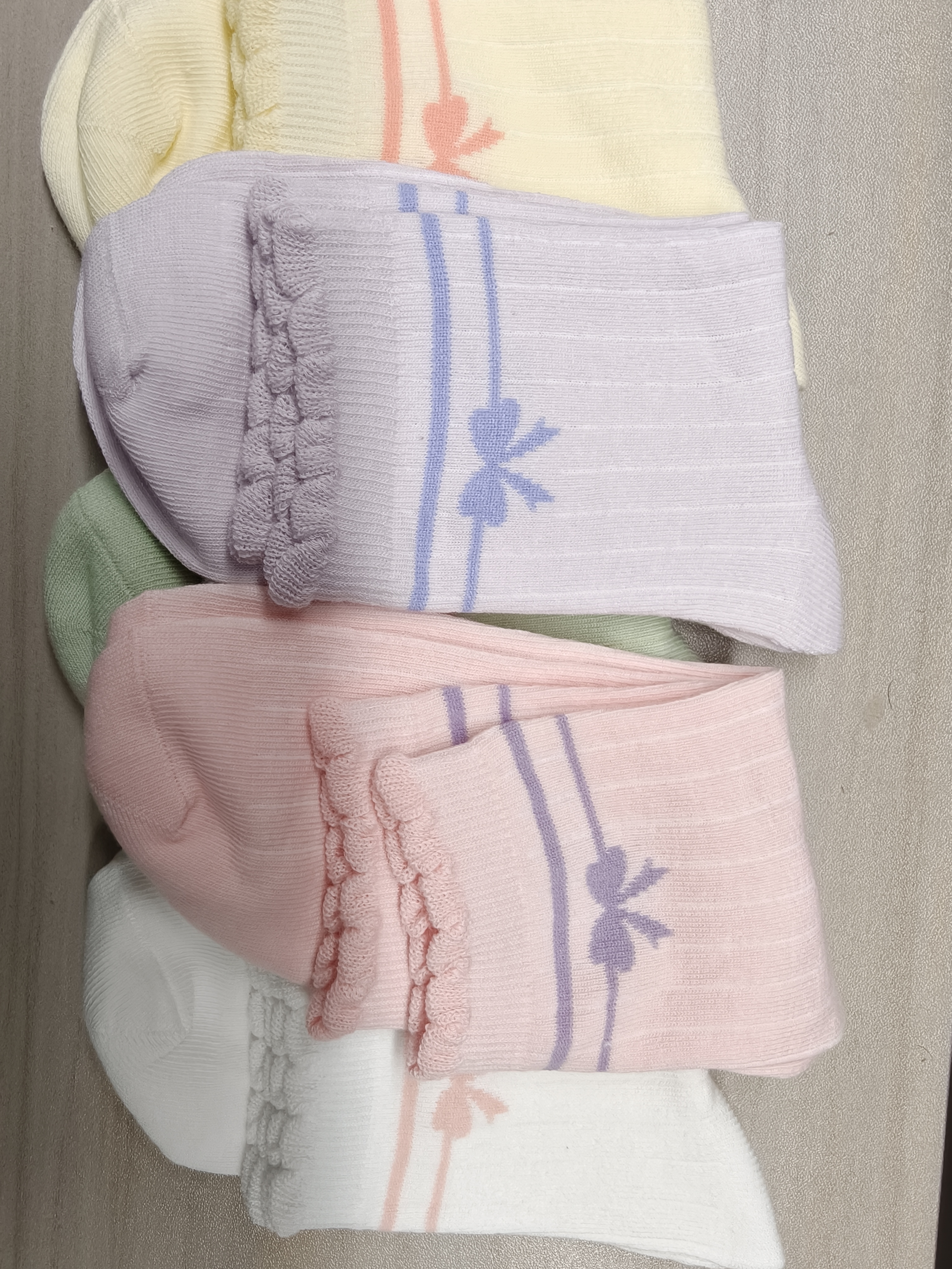 猫人儿童袜子女童秋冬纯棉中筒6-12岁女孩秋季运动休闲袜10A抑菌透气 实拍图