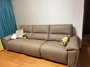 芝华仕头等舱金榜大咖真皮电动功能沙发零靠墙棕色2.80m中古风客厅30269 实拍图