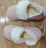 京东京造【可翻盖】拖鞋居家室内毛绒冬季保暖包跟棉拖鞋女士粉红37-38 实拍图