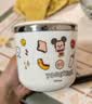 迪士尼（Disney）儿童牛奶杯学饮杯不锈钢水杯学生上学专用杯子宝宝幼儿喝水训练杯 实拍图