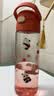 膳魔师（THERMOS）直饮水杯儿童6-12岁上学专用tritan塑料杯学生熊猫水壶600ml红 实拍图
