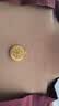 中国黄金（CHINA GOLD）福运八宝罗盘黄金项链女足金吊坠生日礼物送女朋友老婆 金重约1g【足金吊坠*赠银链】 实拍图