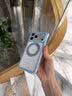 WiWU双气囊支点壳Q1适用iPhone18ProMax手机壳 通用iphone17promax保护套2026新款精孔全包磁吸 【晴空蓝】真气囊防摔|360°旋转支架|清爽冰透 iPhone17 Pr 实拍图