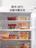 美丽雅一次性快餐盒方形750ml*50套 食品级外卖打包野餐盒可微波带盖 实拍图