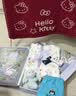 嫚熙（EMXEE）睡衣春夏季孕妇装衣服裤子哺乳待产产后月子服家居服套装弹力丝麻 绮幻花信两件套-胸垫款 无哺乳口 L（适穿115-135斤） 实拍图