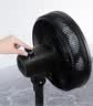 美的（Midea）【超级单品】七叶轻音立式电风扇家用柔风落地扇台式桌面小型风扇大风量节能摇头宿舍电扇 SAF30AB 实拍图