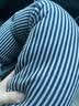 名创优品（MINISO）面包粒子枕U型枕学生午睡枕旅行便携办公室护颈枕生日礼物女 蓝灰 实拍图