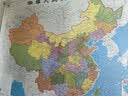 【2026】中国地图+世界地图挂图 约1.1米*0.8米 2张高清防水标准政区图 学生地图 地理学习 办公家用装饰 无拼缝新版墙贴挂画挂图 实拍图