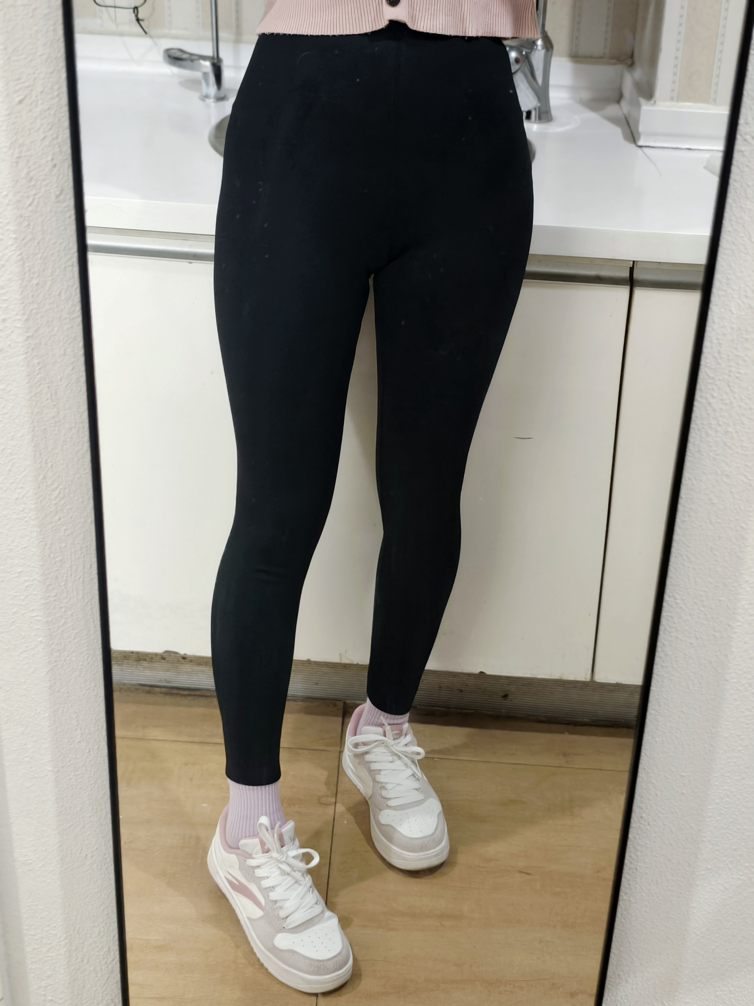 猫人加绒鲨鱼裤女外穿秋冬季加厚保暖紧身瘦腿黑色高腰瑜伽芭比打底裤 实拍图