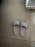科柔（KENROLL）男女专业防滑浴室轻薄透气居家洗澡凉拖鞋 星尘灰 35-36(230mm) 实拍图