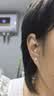 黛米S925银无核馒头圆5-6mm淡水珍珠耳钉生日礼物送女友老婆 实拍图