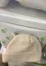 贝肽斯婴儿帽子秋冬季新生儿男女宝宝夹棉胎帽初生0-3个月无骨护囟门帽 实拍图