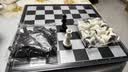 友邦（UB） 国际象棋磁性折叠便携成人儿童学生教学露营用棋4812B-C(大号) 实拍图