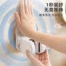 京东京造 Space 拖把挂钩免打孔吸盘 卫生间置物架挂拖把夹神器拖布2个装 实拍图