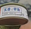 嗨新易带鱼罐头五香下饭鱼罐装即食速食海鲜香酥刀鱼熟食五香味4罐400g 实拍图