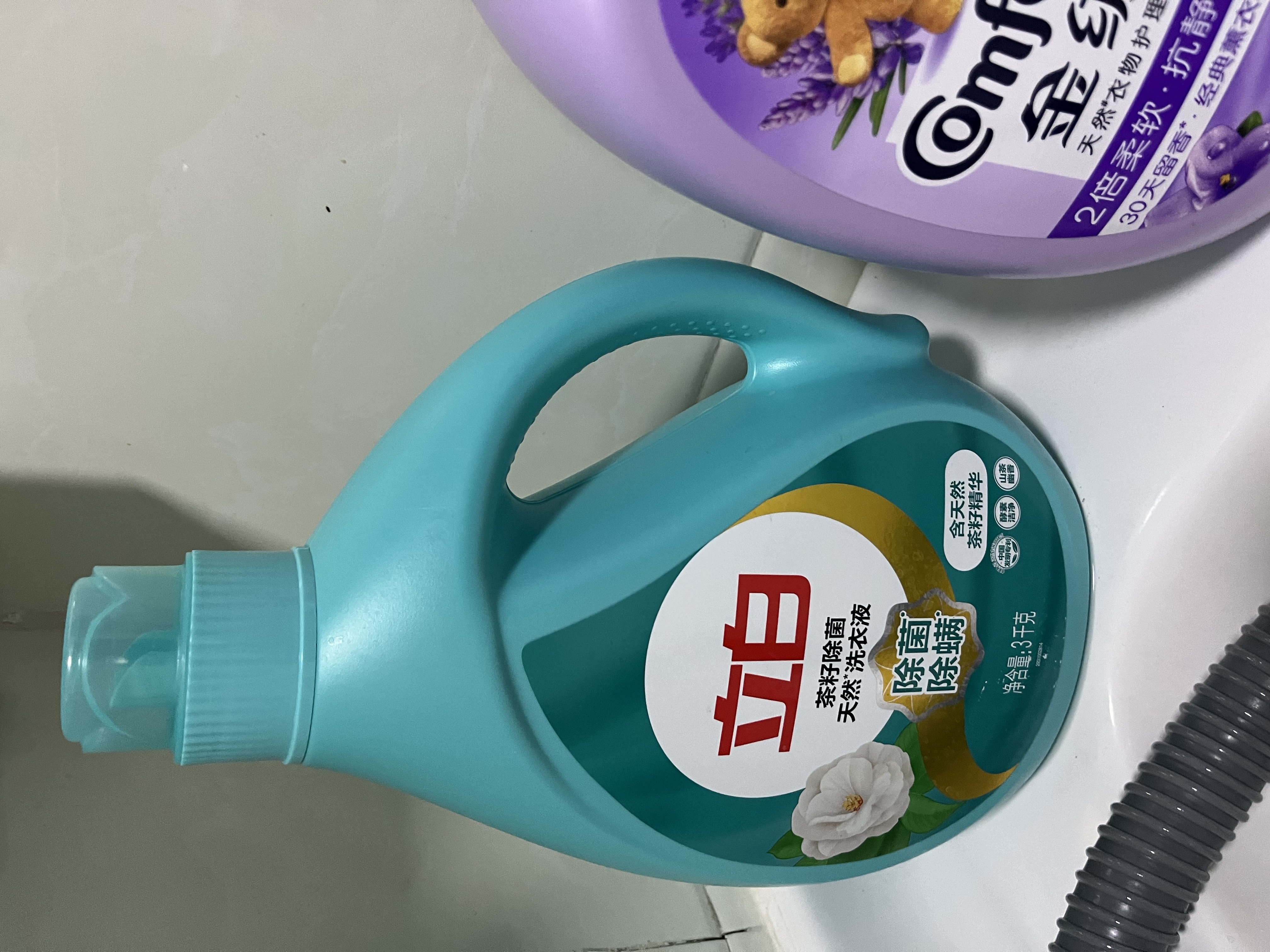 立白茶籽除菌洗衣液3kg*4桶除菌除螨温和洁净山茶香 茶籽除菌洗衣液 实拍图